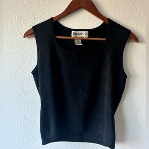 Joseph A. Black Sleeveless Top